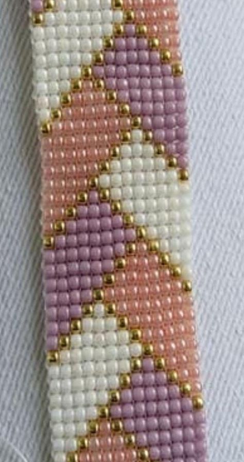 Bead Patterns Bracelet Loom, Seed Bead Loom Tutorial, Seed Bead Loom Patterns Native Americans, Miyuki Bead Color Combinations, Simple Beading Patterns, Free Miyuki Bead Patterns, Loom Beading For Beginners, Beaded Loom Bracelets Patterns, Bead Weaving Patterns Bracelets