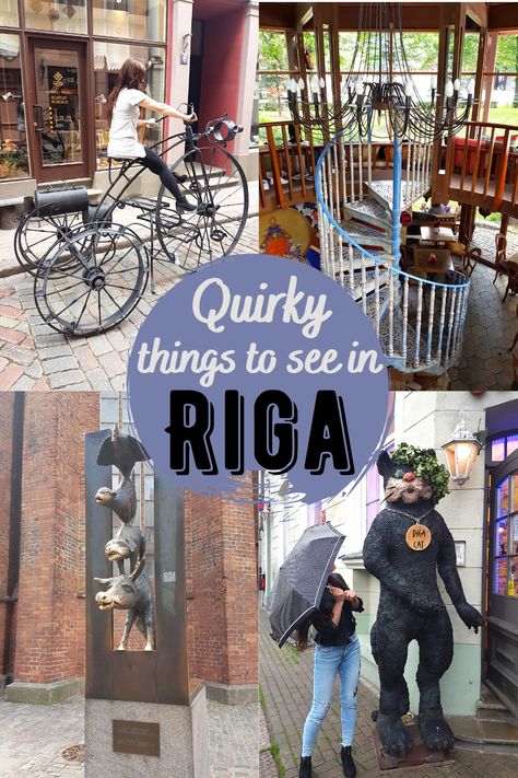 From a cute cafe in the park to an old fashioned bike there are so many quirky things to see in Riga, Latvia. Old Fashioned Bike, Weekend Break, Baltic States, Cute Cafe, Small City, Riga Latvia, Across The Universe, Unusual Things, Weekend Breaks