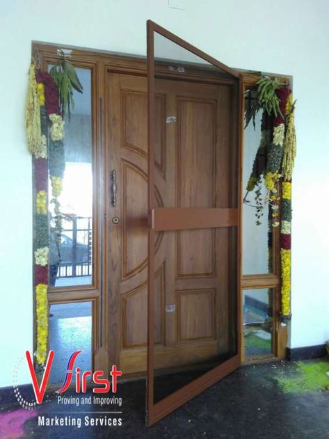 We offer netlon mosquito net doors in Coimbatore,,  Pollachi, tirupur, mettupalayam udumalpet,  ooty, trichy, palladam and erode, which is our revolutionary product to prevent mosquito and avoid many diseases which are caused by mosquitoes. Openable netlo Rooftop Room, Modern Closet Doors, Latest Door Designs, Small Business Ads, Washing Area, Greek Revival Architecture, Door Grill, Business Ads, House Main Door