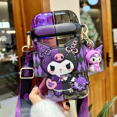 Mugs & Dishware · PlushyPets · Online Store Powered by Storenvy Kuromi Water Bottle, Kuromi Bottle, Kuromi Ropa, Botella Aesthetic, Kuromi Stuff, Scream Parody, Sanrio Products, Aesthetic Water Bottle, Hello Kitty Water Bottle