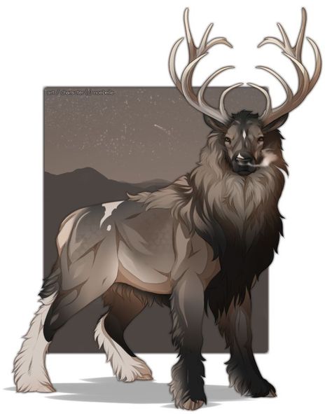 Mythical Creatures Drawings, Mystical Animals, Mythical Animal, Cute Fantasy Creatures, Fantasy Beasts, Creature Drawings, Fantasy Creatures Art, Mythical Creatures Art, A Deer