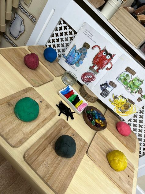 Self Regulation Eyfs Ideas, Feelings Eyfs Activities, Ruby's Worry Activities Eyfs, Emotions Tuff Tray Ideas, Eyfs Emotions Activities, Psed Eyfs Activities, Eyfs Children’s Mental Health, Colour Monster Activities Preschool, Color Monster Activities Preschool