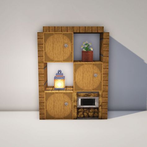 Author unknown Floating Shelves, Cupboard, Minecraft, Floating, Shelves, Home Decor, Home Décor