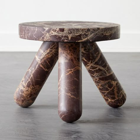 Jaxx Red Marble Side Table Bone Inlay Side Table, White Marble Side Table, Silver Side Table, Round Wood Side Table, Globe Floor Lamp, Marble Side Table, Brooklyn Apartment, Red Marble, Marble Side Tables