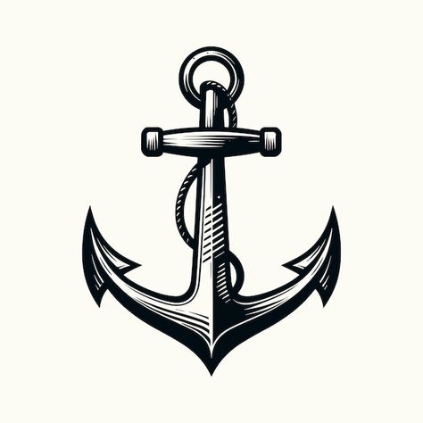 Anchor Vector, Vintage Ship, Ship Anchor, Iconic Photos, Vector Photo, Premium Vector, Timeless Elegance, Tattoo Designs, Vector Images