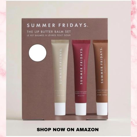 Summer Fridays Lip Butter Balm Trio: Vanilla, Vanilla Beige, and Brown Sugar, 3 Count (Pack of 1)
#stockingstuffer
Amazon Affiliate Summer Fridays Lip Butter Balm, Summer Fridays Lip, Lip Butter Balm, Lip Butter, Summer Fridays, Brown Sugar, Stocking Stuffers, Beauty And Personal Care, The Balm