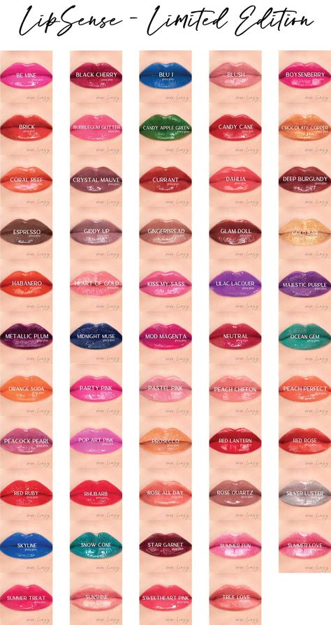 Lipsense Colors 2020, Lipstick Colours, Color Mixing Chart Acrylic, Lipsense Lip Colors, Lip Colours, Stitch Toy, Color Mixing Chart, Artist Tips, Lipsense Colors