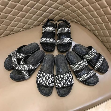 Dior Slides Men, Christian Dior Slides, Christian Dior Sandals, Christian Dior Men, Dior Slides, Dior Men, Men Slides, Slides Slippers, Dior Sandals