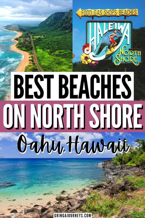 Review the 10 best beaches on the North Shore of Oahu, Hawaii, featuring popular beaches, like Waimea Bay, Sunset Beach, Pipeline, and more. Beach Trip Packing, North Shore Hawaii, Waimea Bay, Surf Spots, North Shore Oahu, Travel Inspiration Destinations, Usa Travel Guide, Beaches In The World, Best Beaches