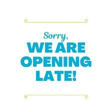 We will be opening late today. We will open at noon and open 12 to 6. Thank you At Noon, May 31, Thank You, On Instagram, Quick Saves, Instagram