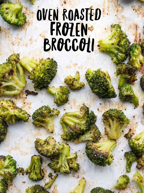 Frozen Broccoli Side Dish, Broccoli Dinner Recipes, Roasted Frozen Broccoli, Frozen Broccoli Recipes, Broccoli Dinner, Roast Frozen Broccoli, Broccoli Side Dish, Thanksgiving 2022, Soy Free Recipes