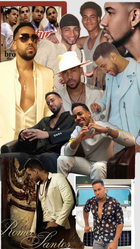 Romeo Santos Wallpaper, Romeo Aesthetic, Romeo Santos, Collage, Santos