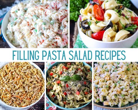 Filling Pasta Salad Recipes Pasta Salad Add Ins, Fussili Pasta Salad, Cold Ricotta Pasta Salad, Cold Angel Hair Pasta Salad, Salad Add Ins, Cold Pasta Salad Recipes With Italian Dressing And Shrimp, Creamy Picnic Pasta Salad, Bbq Chicken Pasta, Buffalo Chicken Pasta Salad