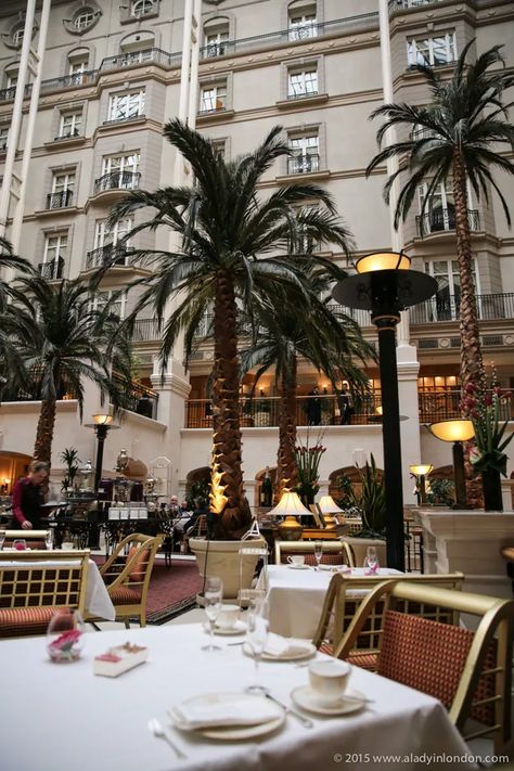 A Lady in London: Afternoom tea - Winter Garden at The Landmark Hotel in London Neat Wallpapers, Landmark Hotel London, London Landmarks, Landmark Hotel, Travel Bugs, Travel Inspo, Pretty Places, Oh The Places Youll Go, Luxury Life