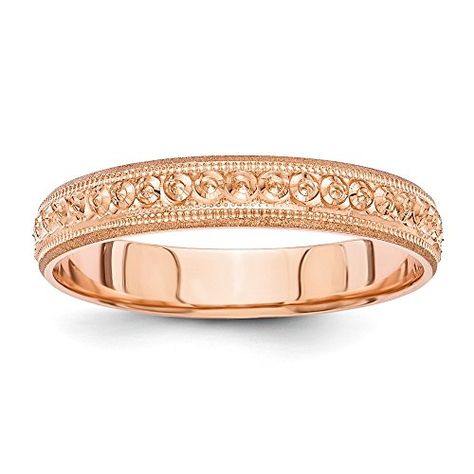 Jewels By Lux 14K Rose Gold 3mm Design Etched Wedding Ban... https://smile.amazon.com/dp/B07KP1YLQD/ref=cm_sw_r_pi_dp_U_x_Lc-iCbR31X0X1 Vintage Inspired Wedding Band, Fun Rings, Rose Gold Band Ring, 14k Gold Wedding Band, Wedding Band Designs, Vintage Style Wedding, 14k Rose Gold Ring, Gold Band Ring, Wedding Band Sets