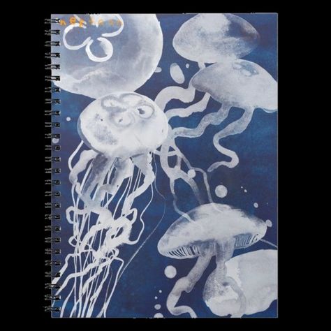 Discord | @mori aaaaaaaa Dr Room, The Summer Hikaru Died, Background Artist, Blue Jellyfish, Jellyfish Art, Sketchbook Cover, Art Journal Cover, Book Marks, Cute School Supplies