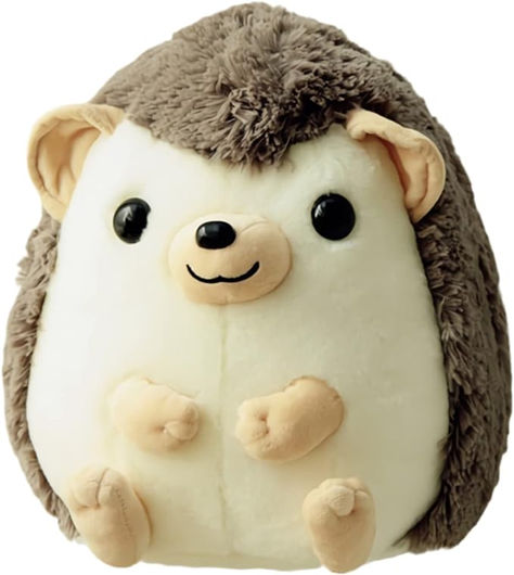 CHDGIOHA Cute Hedgehog Stuffed Animal Plush Body Pillow,Kawaii Hedgehog Plushie Throw Pillows,Chubby Little Hedgehog Pillow Dolls,Super Soft Plush Toys,Birthday Gifts for him & her (Gray,Medium) Hedgehog Stuffed Animal, Kawaii Hedgehog, Birthday Gifts For Him, Big Plush, Soft Toy Animals, Cute Hedgehog, Plush Toy Dolls, Cuddly Toy, Cute Stuffed Animals