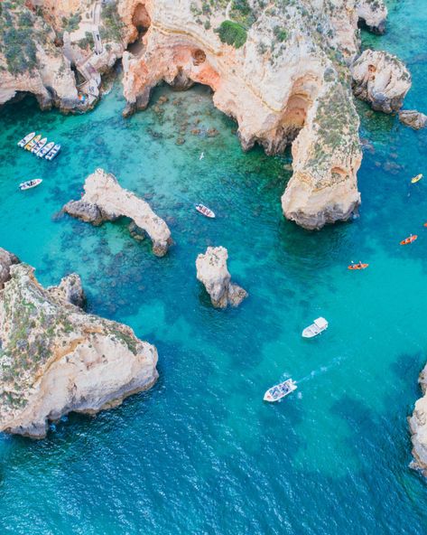 The Ultimate Guide to Portugal's Algarve. | Our Travel Passport Visit Portugal, Albufeira, Beach Outfits, Beautiful Places On Earth, Algarve Portugal, Portugal Travel, Spain And Portugal, Bali Travel, Beach Town