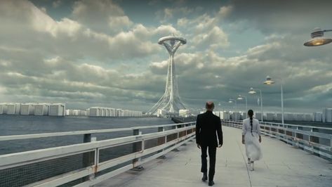 Westworld Season 4, Westworld Aesthetic, West World, One Step Beyond, Space Needle, Movie Scenes, Season 4, Cinematography, Film