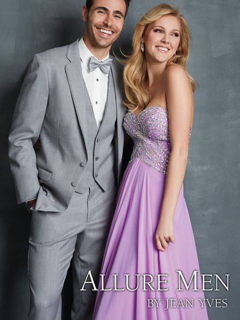 Allure Men Heather Gray - 10272 Grey Prom Tuxedo, Tux For Prom, Grey Tux, Allure Men, Tuxedo Styles, Summer Menswear, Mens Wedding Suits, Prom Tuxedo, Prom 2014