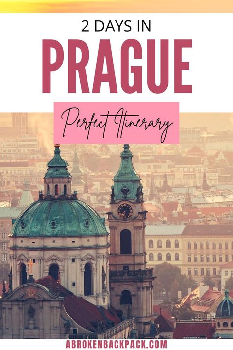 Full 2-day itinerary in Prague ✔ Start planning your amazing weekend in Prague ✔ Best things to do, where to stay, and more! Prague Itinerary, Weekend In Prague, Dancing House, Long Term Travel, Europe Itineraries, Move Abroad, Backpack Travel, Budget Travel Tips, Holiday Planning