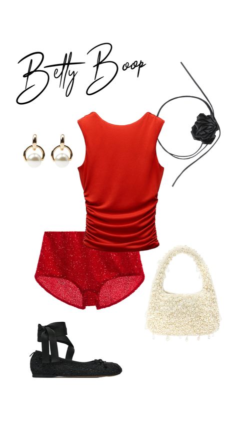 Exclusivley Zara: Betty Boop Transform into the iconic Betty Boop this Halloween with our easy DIY costume! 🌟 Embrace the vintage glam and sassy style of Betty Boop. Get ready to channel your inner cartoon diva! 💋 #HalloweenCostumeIdeas #DIYHalloween #BettyBoopCostume #DIYCostumes #HalloweenInspiration Betty Boop Halloween Costume, Art Deco Outfit, Betty Boop Costume, Easy Diy Costume, Betty Boop Halloween, Costume Guide, Easy Diy Costumes, Sassy Style, Betty Boop Art