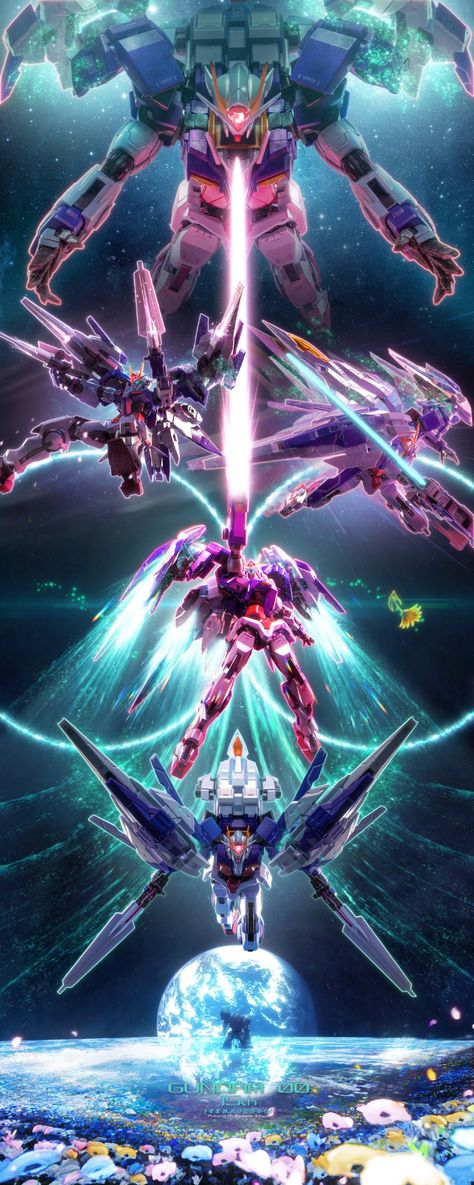 Oo Raiser Wallpaper, Gundam Lockscreen, Gundam Seed Wallpapers, Gundam 00 Raiser, Gundam Oo, 00 Raiser, 00 Gundam, Mobile Fighter G Gundam, Slam Dunk Anime