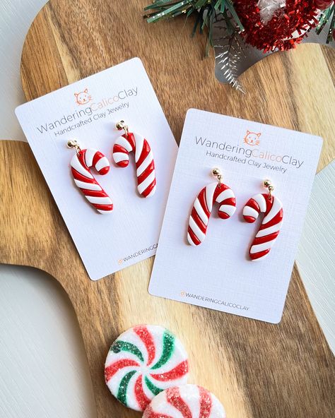 🎅🎁 It’s the most wonderful time of the year… for earrings! 🎄✨ The Christmas collection is here with 30 fun studs to choose from and lots of festive dangling designs 🍪 . . . . . #ChristmasEarrings #HolidayJewelry #FestiveEarrings #ChristmasJewels #HandmadeChristmas #ChristmasGifts #HolidayStyle #ChristmasAccessories #MerryAndBright #SantaEarrings #PolymerClayEarrings #PolymerClayJewelry #ClayEarrings #HandmadeEarrings #PolymerClayArt #ClayJewelry #EtsyJewelry #EtsyShop #EtsyFinds #EtsySeller... New Years Clay Earrings, Christmas Accessories, Wonderful Time Of The Year, Holiday Jewelry, Polymer Clay Art, Christmas Earrings, Christmas Collection, Etsy Jewelry, Polymer Clay Jewelry