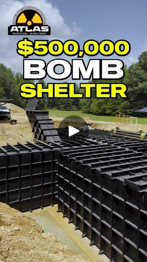 3.6M views · 60K reactions | $500,000 Bomb Shelter Installed in Virginia
#bunker #atlassurvivalshelters #prepper #shtf #bombshelter #doomsday #doomsdaypreppers #fallout76 | Atlas Survival Shelters | Atlas Survival Shelters · Original audio Bunker Ideas, Doomsday Bunker, Doomsday Preppers, Survival Shelter, Self Defense, Defense, Virginia, Audio, The Originals