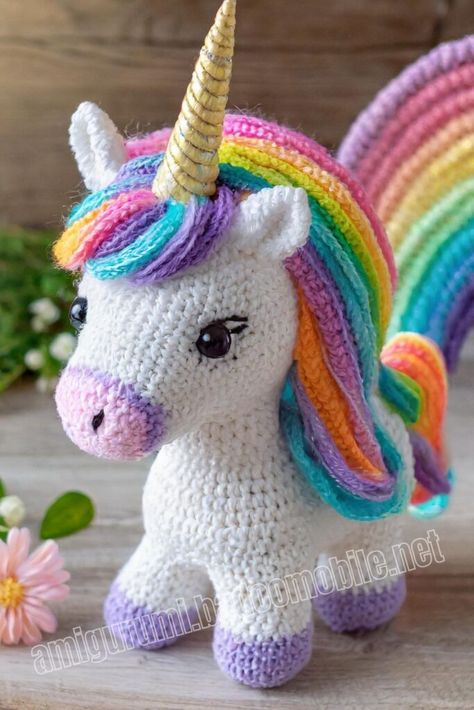 Amigurumi Crochet Cute Unicorn Free Pattern-4 Crochet Unicorn Pillow Free Pattern, Unicorn Crochet Patterns Free, Unicorn Amigurumi Pattern, Crochet Candies, Crochet Unicorn Pattern Free, Unicorn Crochet Pattern, Crochet Critters, Crochet Pillow Patterns Free, Amigurumi Unicorn