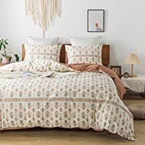 Check this out! Boho Chic Bedding Comforter, Boho Chic Bed Comforter, Boho Queen Bed Set, Twin Size Boho Bedroom, Boho Rv Bedding, Peach Green Bedding, Boho Bed Sheets Target, Boho Queen Duvet Cover, Teen Bedding Sets Boho