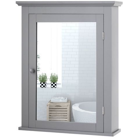 Description:The wall mounted mirror cabinet which combines modern style and practicability is ideal to use... Gray Bathroom Walls, Wall Mounted Medicine Cabinet, Storing Towels, Wall Mounted Bathroom Cabinets, Cabinet With Mirror, Cabinet Wall, Mirrored Wall, Bathroom Wall Cabinets, Decoration Styles