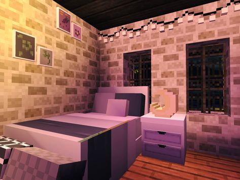 Minecraft Vanity, Aesthetic Minecraft Bedroom, Minecraft Mirror, Aesthetic Minecraft, Minecraft Bedroom, Minecraft Designs, Bed Room, Vanity Mirror, Minecraft