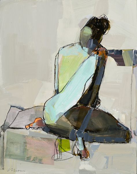 Lisa Noonis, Abstract Figure Art, Kunst Inspiration, Figurative Artwork, Found Art, Arte Inspo, August 19, Small Paintings, Art Festival