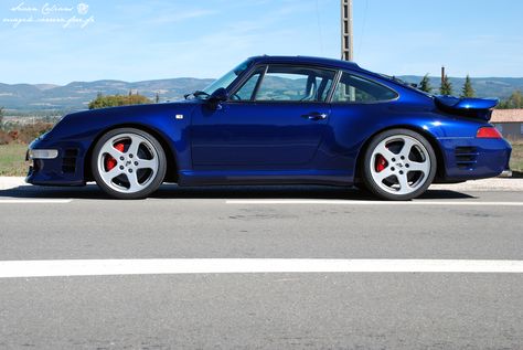 Beautiful 993 RUF TurboR #everyday993 #Porsche Ruf Porsche, 993 Porsche, Ruf Automobile, Blue Porsche, Mexico Blue, Porsche Turbo, Porsche 930, Porsche 993, Blue Pictures