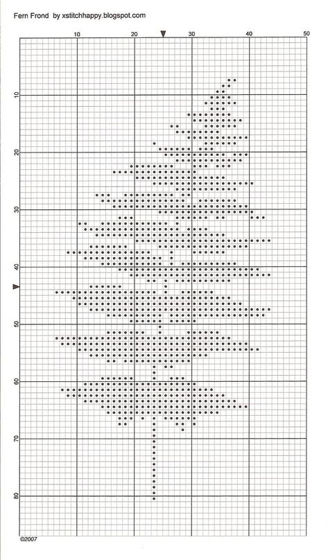 Fern Pattern, Fern Frond, My Living Room, Knitting Charts, Machine Knitting, Art Stuff, Cross Stitch Designs, Cross Stitch Embroidery, Fern