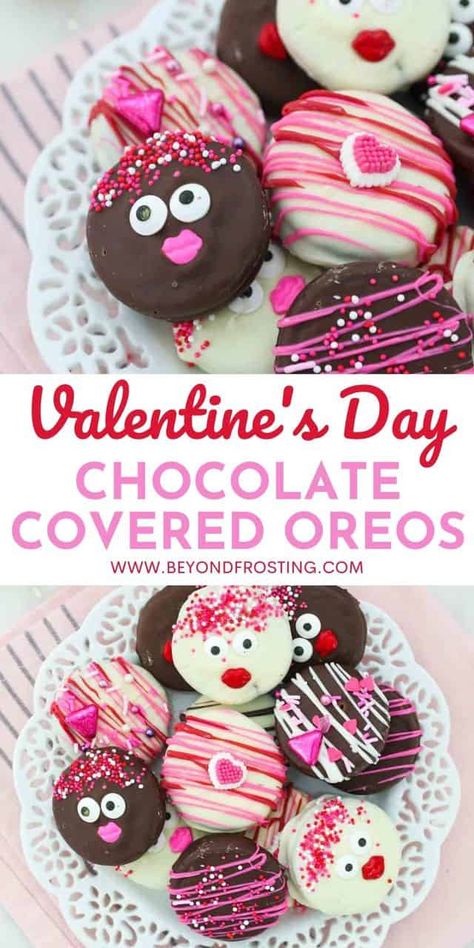 Chocolate Covered Oreos are a decadent dessert that you can make with just 2 ingredients. This is an easy Valentine’s Day dessert idea. #chocolatecoveredoreos #oreodessert #valentinesdaydessert Hot Chocolate Fudge Recipe, Chocolate Fudge Recipes Easy, Easy Christmas Desserts, Desserts Holiday, Holiday Recipies, Cheesecake No Bake, Chocolate Fudge Recipe, Valentine's Day Chocolate, Hot Chocolate Fudge