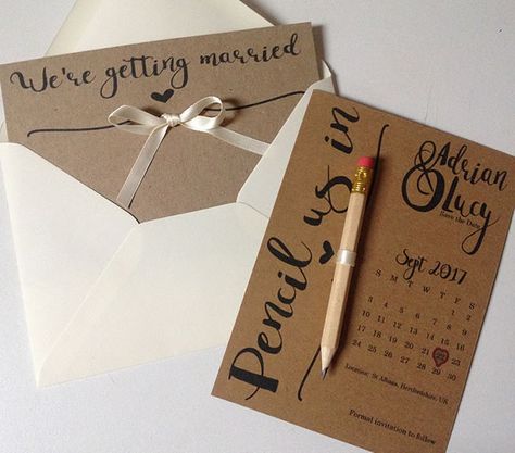 save the date cards - pencil us in Midsummer Nights Dream Wedding, Campaign Ideas, Homemade Wedding, April Wedding, Wedding Gifts For Groom, Wedding Decor Inspiration, Wedding Prep, Wedding Anniversary Cards, Date Cards