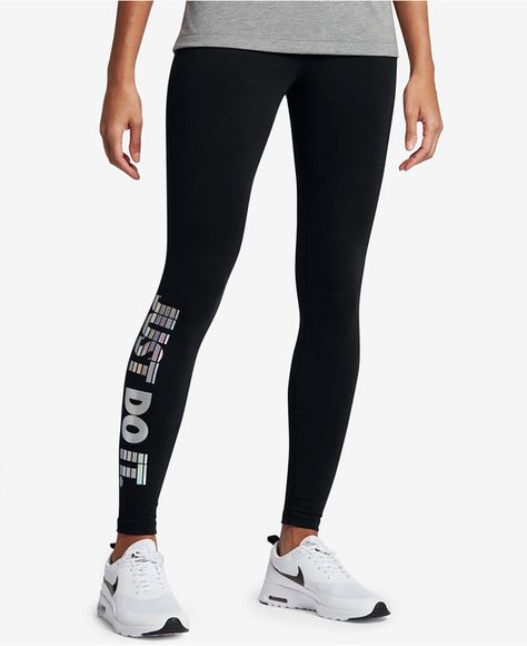 http://buff.ly/2qxr26v Legging #fitspo #fitness #activewear #workout #gym #sporty #fitgirla #gymlife #wellness #Sporting #OOTD #ootdsha Nike Trousers, Just Do It Leggings, Color Leggings, Fitness Activewear, Sportswear Leggings, Color Pants, Leggings Nike, Legging Pants, Active Outfits