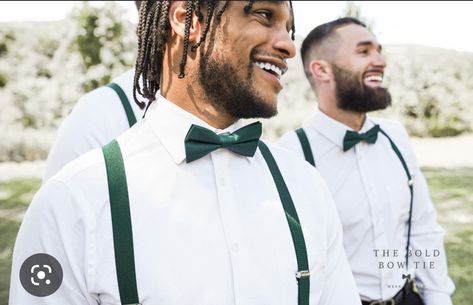 Jordans Wedding, Suspenders Women, Suspenders Groomsmen, Wedding Suspenders, Green Suspenders, Groomsmen Suspenders, Bow Ties For Men, Suspenders Wedding, Green Bow Tie