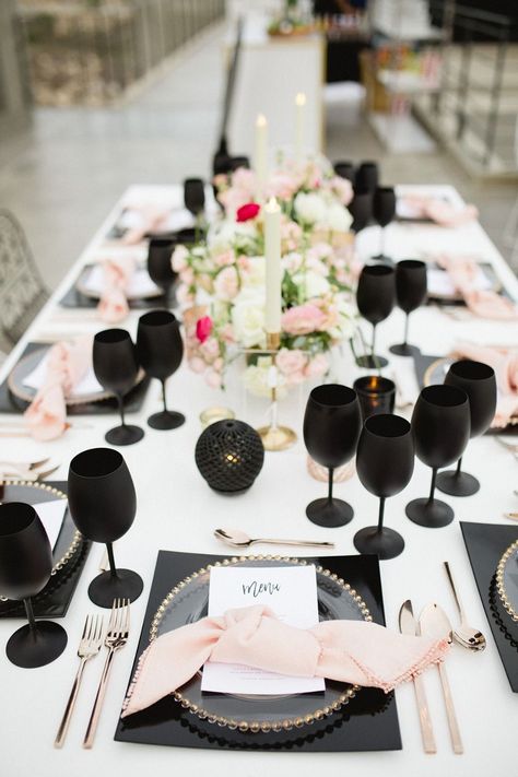 Black And Pink Wedding, Destination Wedding Cabo, Pink Black Weddings, Cabo Beach, Wedding Favour Ideas, Black Weddings, Wedding Cabo, Thompson Hotel, Cabos Wedding