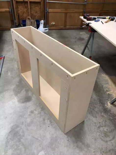 DIY TV Lift Cabinet - Imgur Diy Tv Lift Cabinet, Hidden Tv Bedroom, Tv Cabinet Diy, Pop Up Tv Cabinet, Hidden Tv Cabinet, Patio Tv, Outdoor Tv Enclosure, Outdoor Tv Cabinet, Electrician Wiring