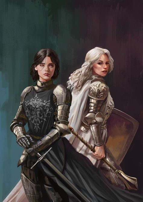 Targaryen Art, Asoiaf Art, Female Knight, Game Of Thrones Art, Arya Stark, High Fantasy, Arte Fantasy, Fantasy Inspiration, Medieval Fantasy