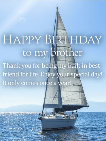 To my Awesome Brother - Happy Birthday Wishes Card | Birthday & Greeting Cards by Davia Happy Birthday To Brother, Birthday Message For Brother, Brother Birthday Quotes, Birthday Wishes For Him, Birthday Brother, Best Birthday Quotes, Birthday Wishes For Brother, Birthday Quotes For Him, Birthday Cards For Brother