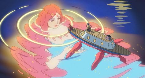 Ponyo's Mother would make an excellent cosplay Studio Ghibli Films, Art Studio Ghibli, Personajes Studio Ghibli, Ghibli Artwork, Studio Ghibli Movies, Studio Ghibli Art, Film D'animation, Walt Disney Pictures, Ghibli Movies