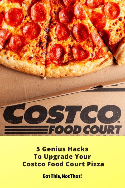 Some inventive Costco fans have come up with some neat tips to make their food court pizza taste even tastier, from special ordering tricks to adding their own flavor boosters at home. And in a blessing for other Costco members, some of these shoppers have shared their special techniques with the masses on social media. We've rounded up all of the best tricks floating around right now. Costco Pizza, Pizza Hacks, Costco Food, Baked Hot Dogs, Costco Meals, Pizza Appetizers, Famous Food, Neat Tricks, Frozen Pizza