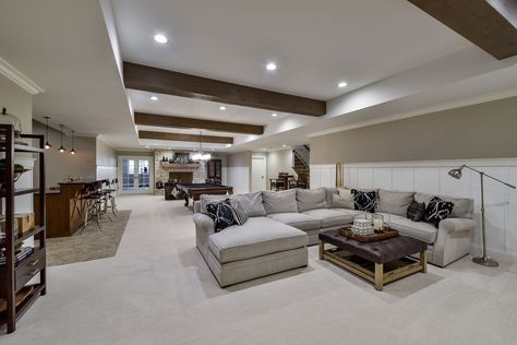 Huge Basement Ideas, Rec Room Layout Ideas, Basement Design Ideas Layout House Plans, Large Basement Ideas Layout Open Concept, French Country Basement Ideas, Full Basement Ideas, Cute Basement Ideas, Basement Layout Floorplan, Large Basement Ideas Layout