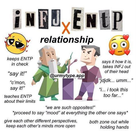 😎 ENTP memes every day shared a post on Instagram: “Check out @urmytype.app 's page for more ENTP relationship memes! Follow @ENTPmemesdaily for your…” • Follow their account to see 217 posts. Infj Entp Relationship, Entp X Infj Fanart, Entp Relationship, Entp X Infj, Infj Fanart, Infj Entp, Infj And Entp, Infj Relationships, Enfp And Infj