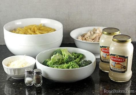 Fettucini Alfredo Bake, Chicken Brocolli Alfredo, Easy Chicken Broccoli Alfredo, Chicken Alfrado, Chicken Broccoli Fettuccine Alfredo, Chicken Broccoli Alfredo Pasta, Easy Chicken Fettuccine Alfredo, Broccoli Alfredo Pasta, Chicken Scampi Recipe