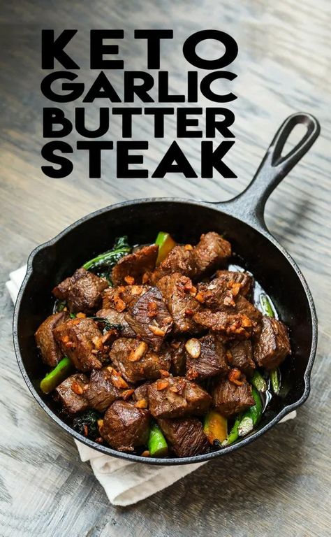 Keto Friendly Garlic Butter Steak Recipe & Video - Seonkyoung Longest Butter Steak Recipe, Doenjang Recipe, Riblets Recipe, Chicken Lettuce Wraps Recipe, Bulgogi Recipe, Seonkyoung Longest, Teriyaki Recipe, Keto Beef, Butter Steak